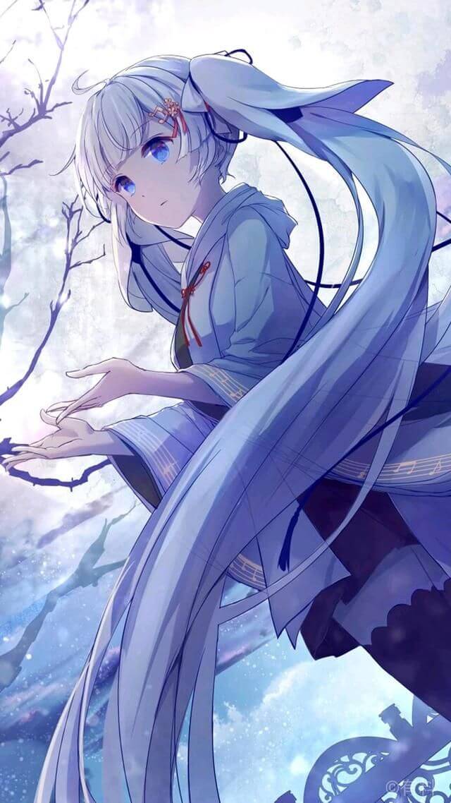 清纯可爱的二次元美少女，这也太可爱了吧