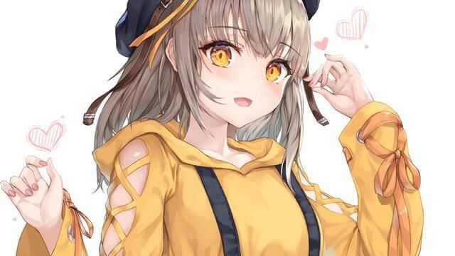 清纯可爱的二次元美少女，这也太可爱了吧