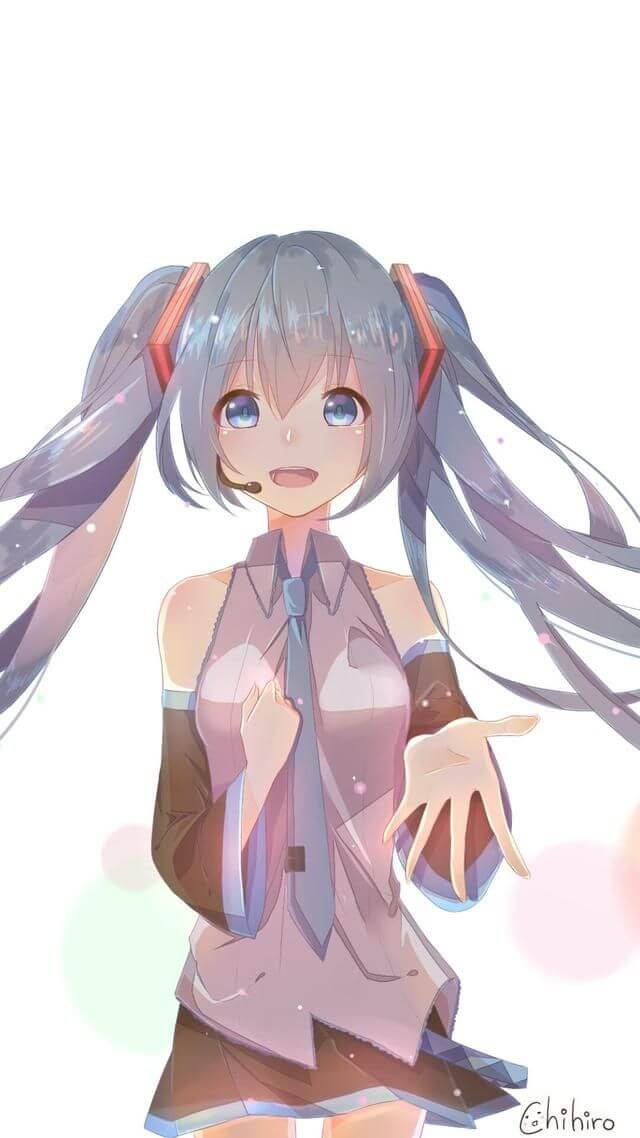 清纯可爱的二次元美少女，这也太可爱了吧