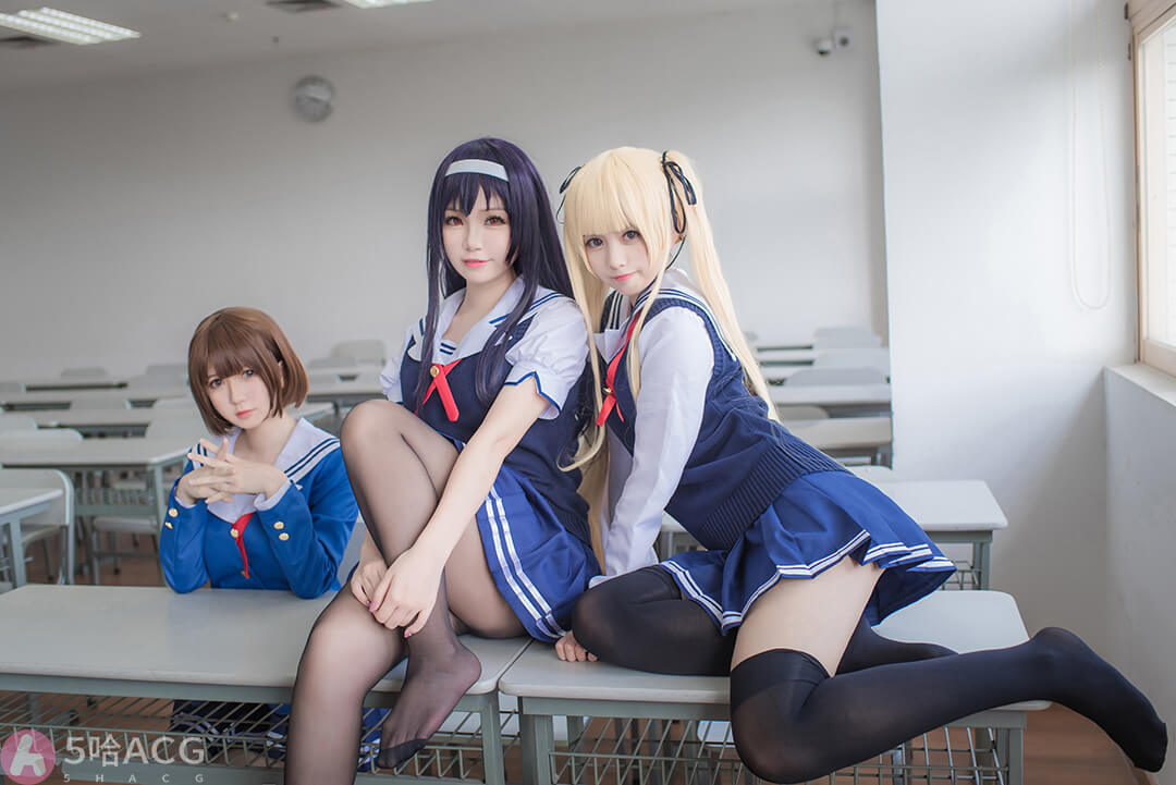 B站《白金Saki》微博网红COSER,白金ikaS图片