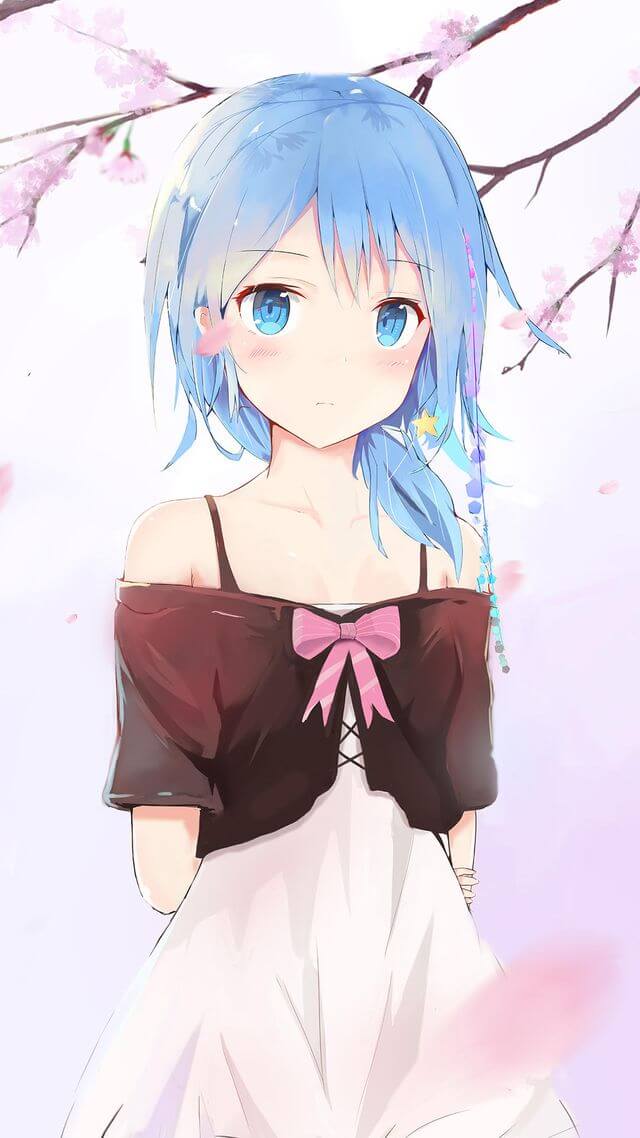 清纯可爱的二次元美少女，这也太可爱了吧