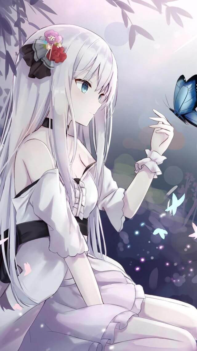 清纯可爱的二次元美少女，这也太可爱了吧