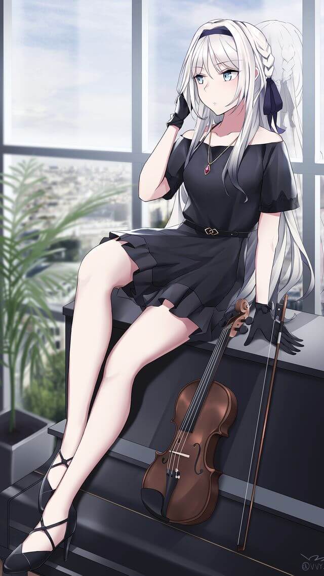 清纯可爱的二次元美少女，这也太可爱了吧