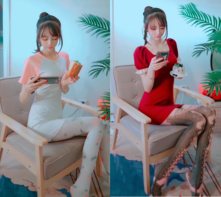 抖音网红小狐仙安冉作品视频 一双大长腿引人眼球