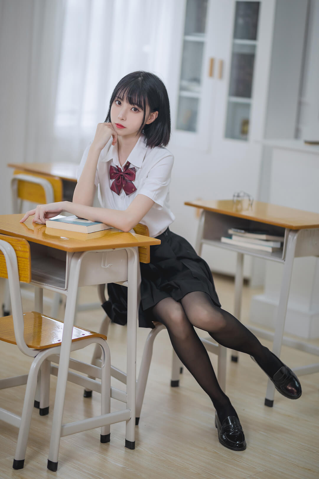 许岚LAN-教室JK制服cos写真