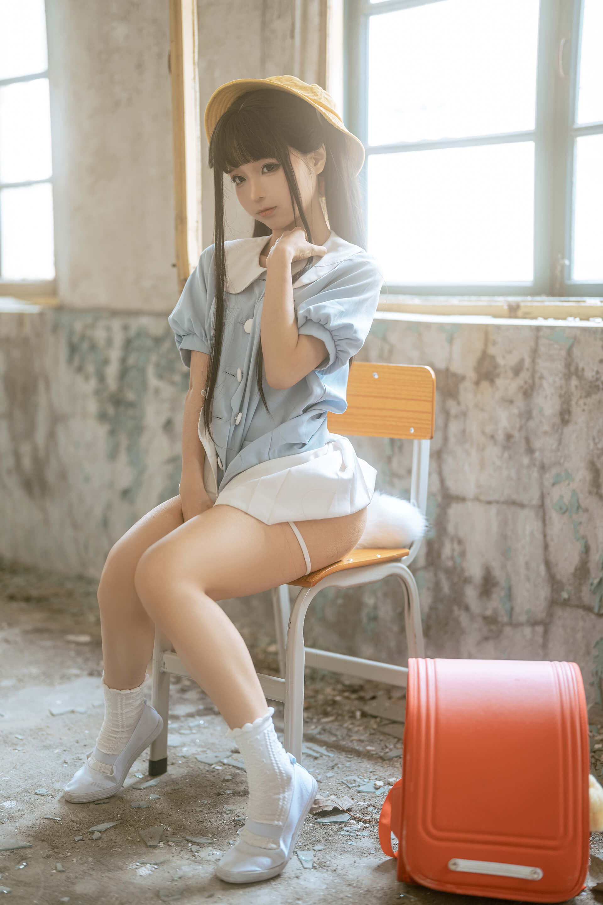 蠢沫沫小黄帽cos-绅士版 107P-1.02G