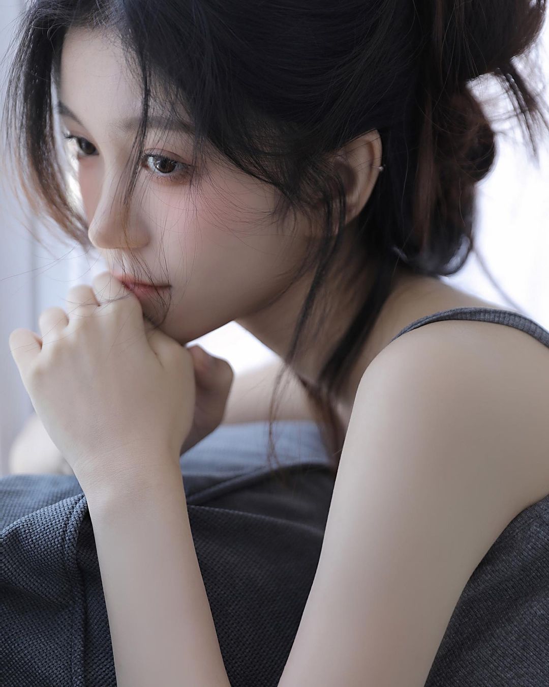 清纯美女 鱼子鱼子u,居家女友写真图片