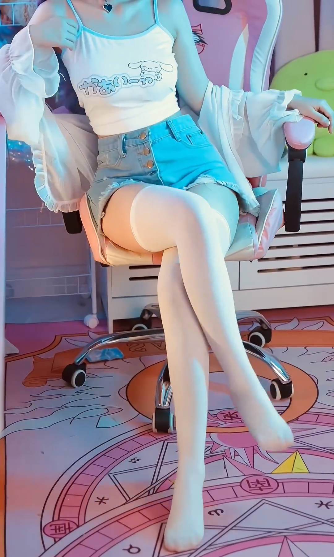 cos刻晴快来打游戏啦！