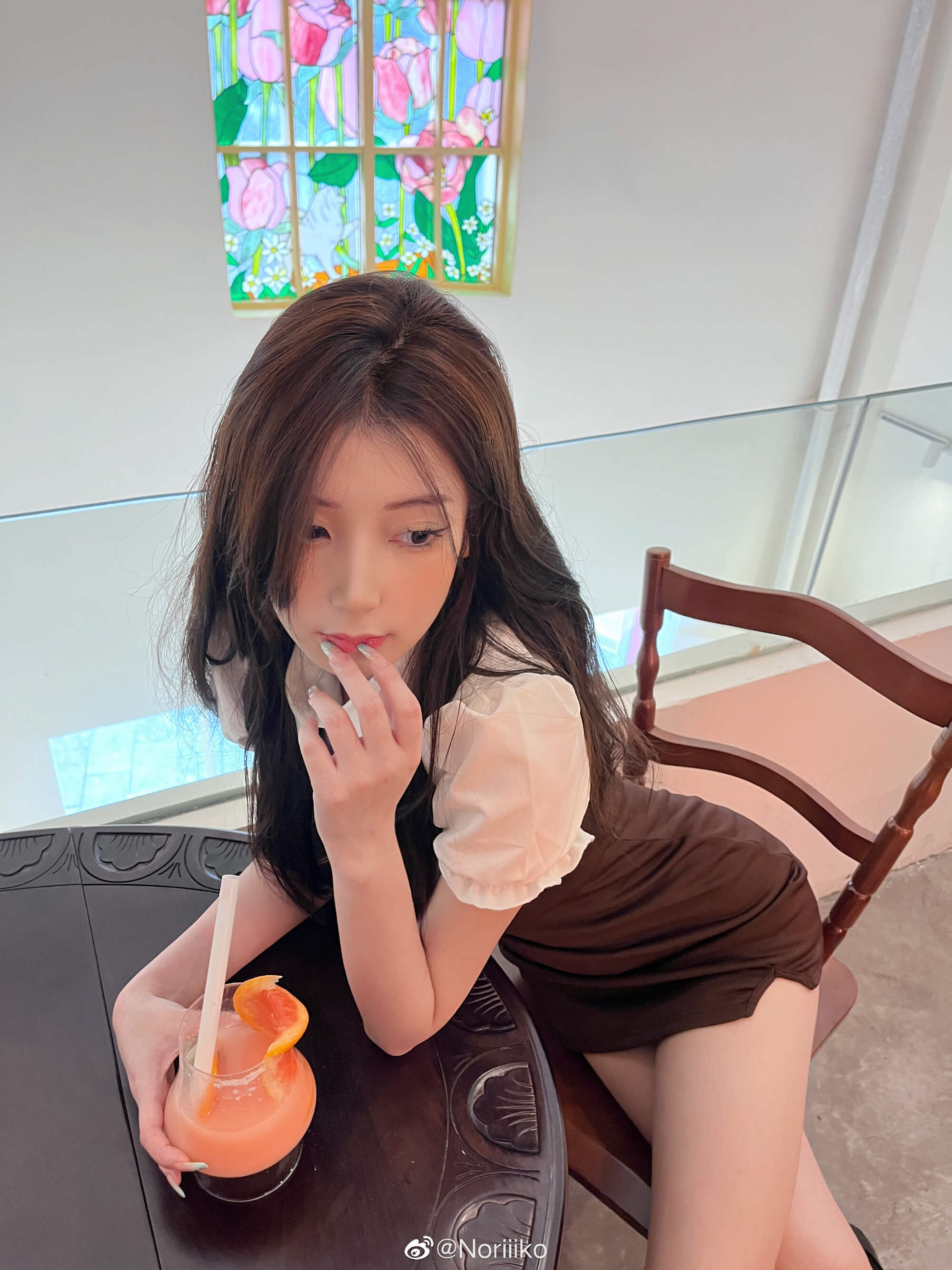 学院风小姐姐 Noriiiko气质可甜可欲不断撩拨网友身心