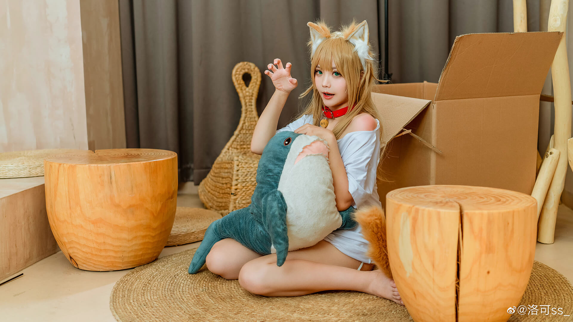 洛可ss_黄豆粉猫娘cos