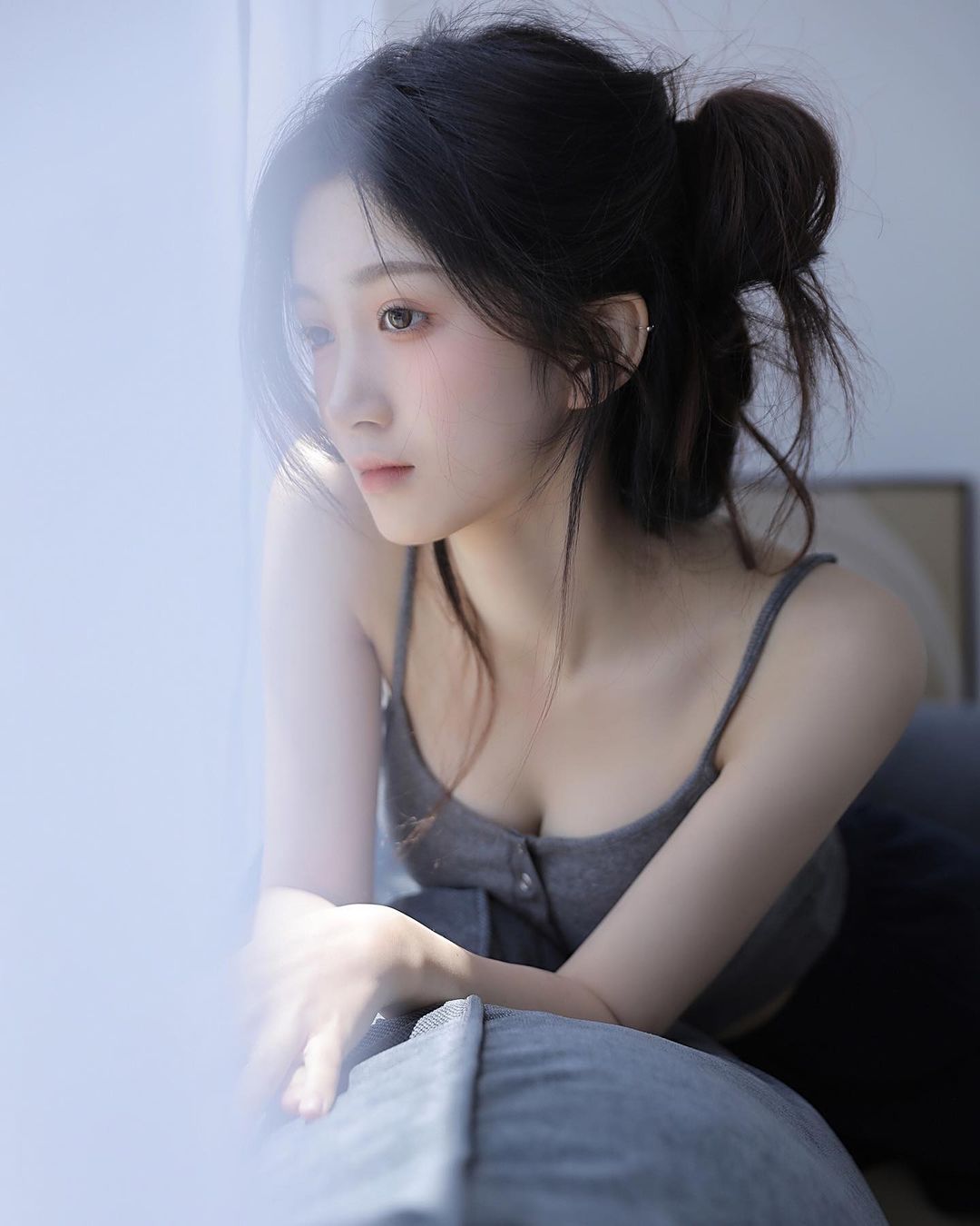 清纯美女 鱼子鱼子u,居家女友写真图片