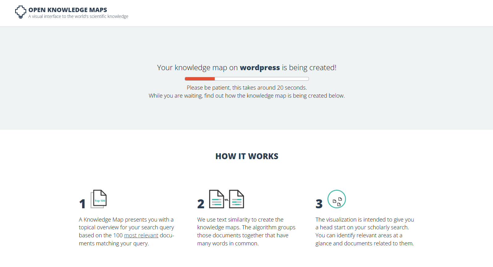 文献搜索工具Open knowledge Maps