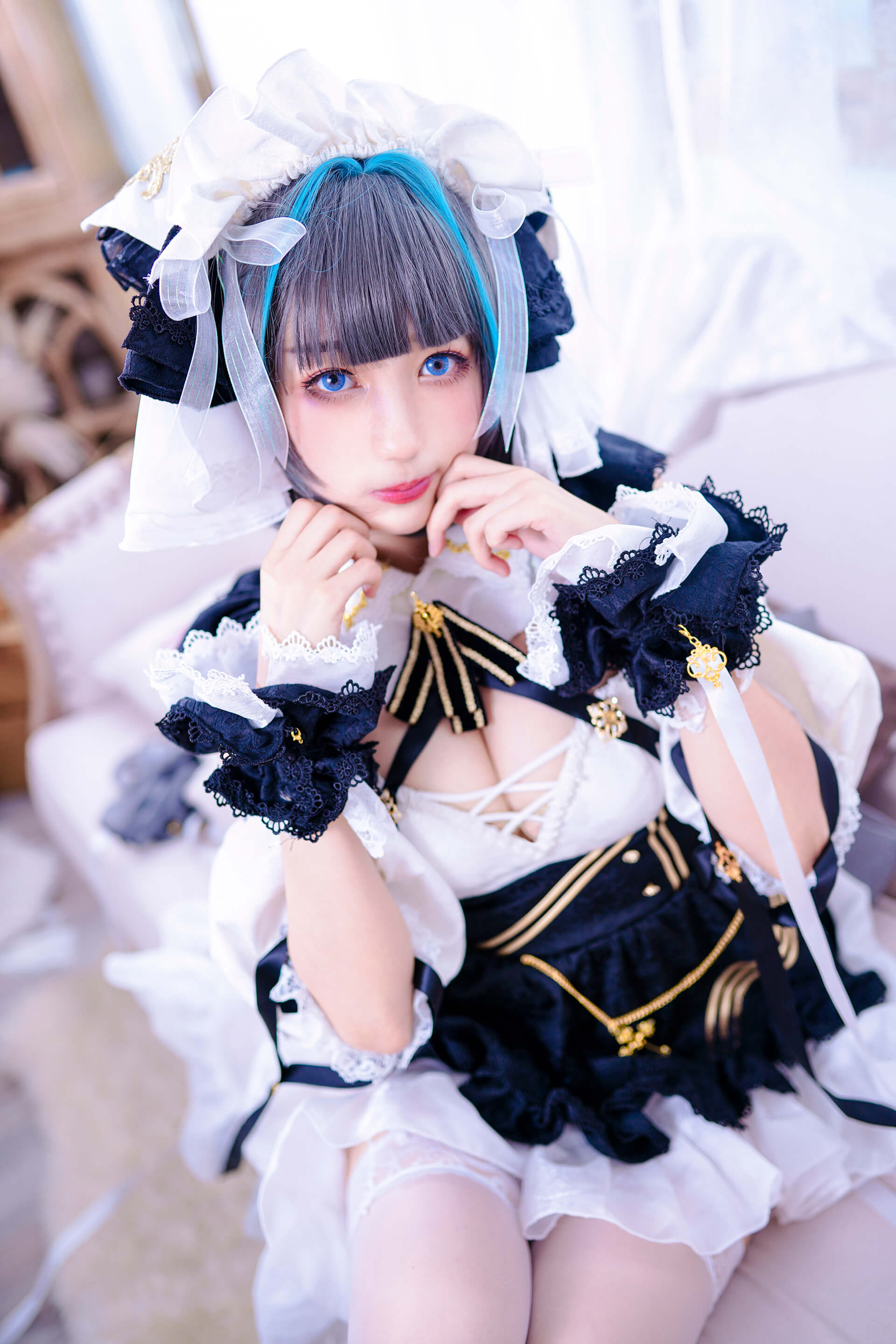 周叽是可爱兔兔 - cosplay柴郡猫猫图片