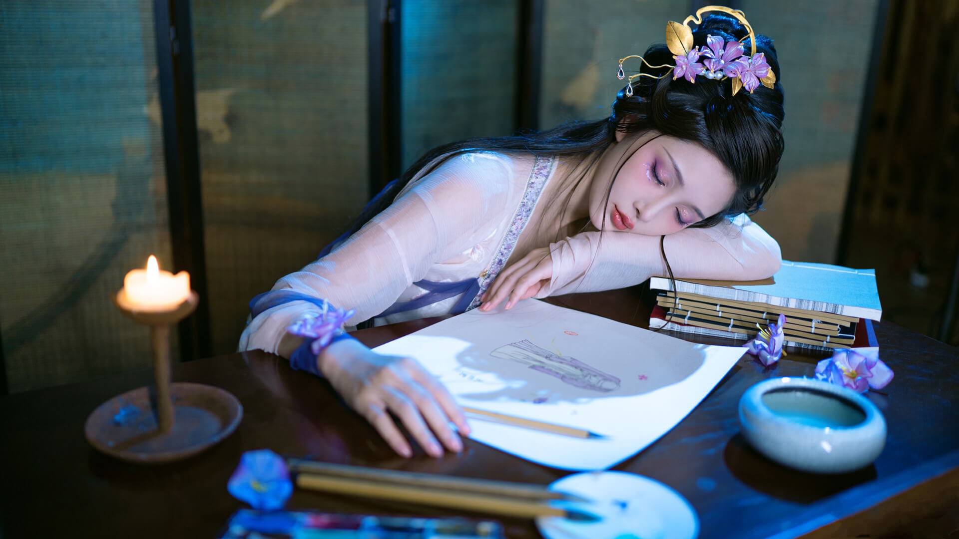 精选《绝美佳人》高清养眼好看好身材美女电脑壁纸