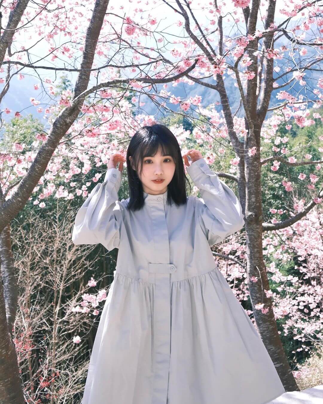 樱木梨乃个人资料照片，爱笑的短发女孩