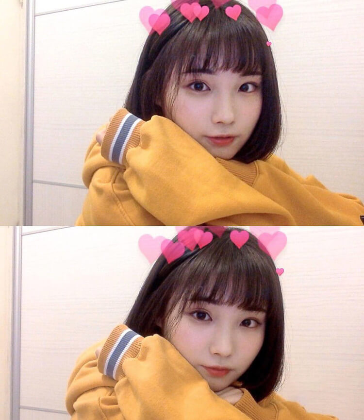 樱木梨乃个人资料照片，爱笑的短发女孩