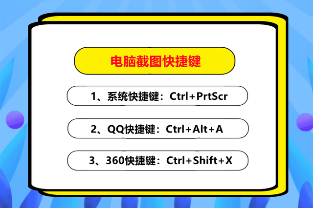 电脑怎么截图？截图快捷键ctrl加什么