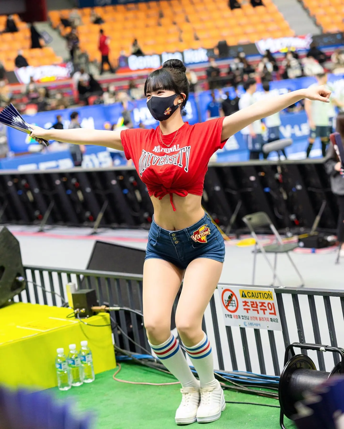 李多慧近期照片 性感又不失甜美可爱的啦啦操队长