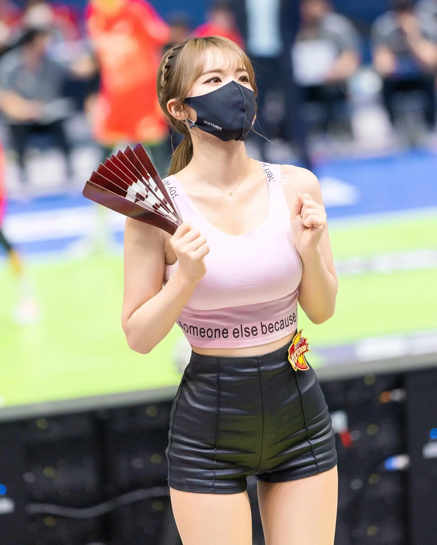 李多慧近期照片 性感又不失甜美可爱的啦啦操队长