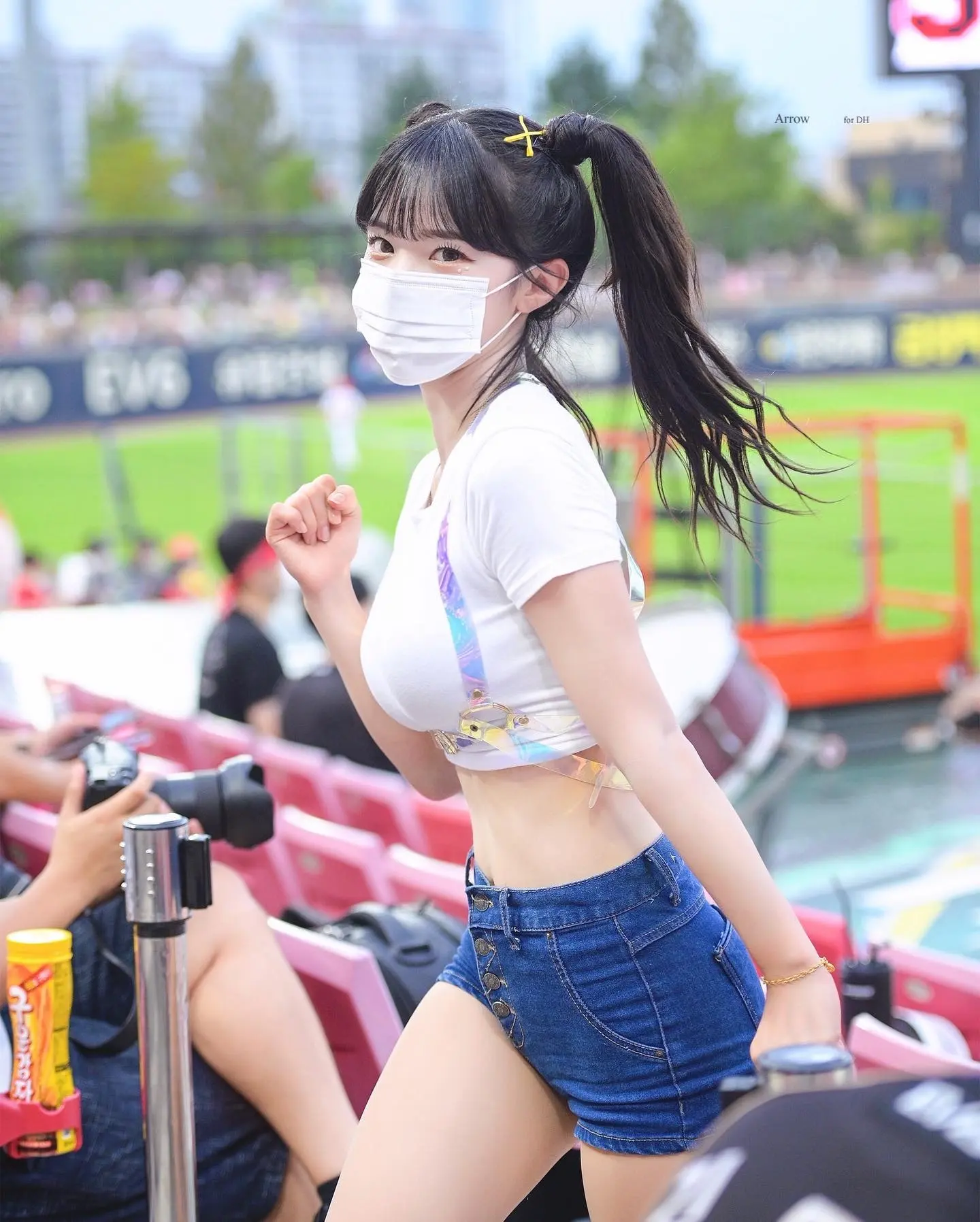 李多慧近期照片 性感又不失甜美可爱的啦啦操队长