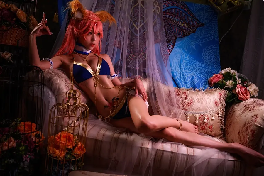 舞小喵是谁？早期舞小喵cos地狱魔女付费作品欣赏