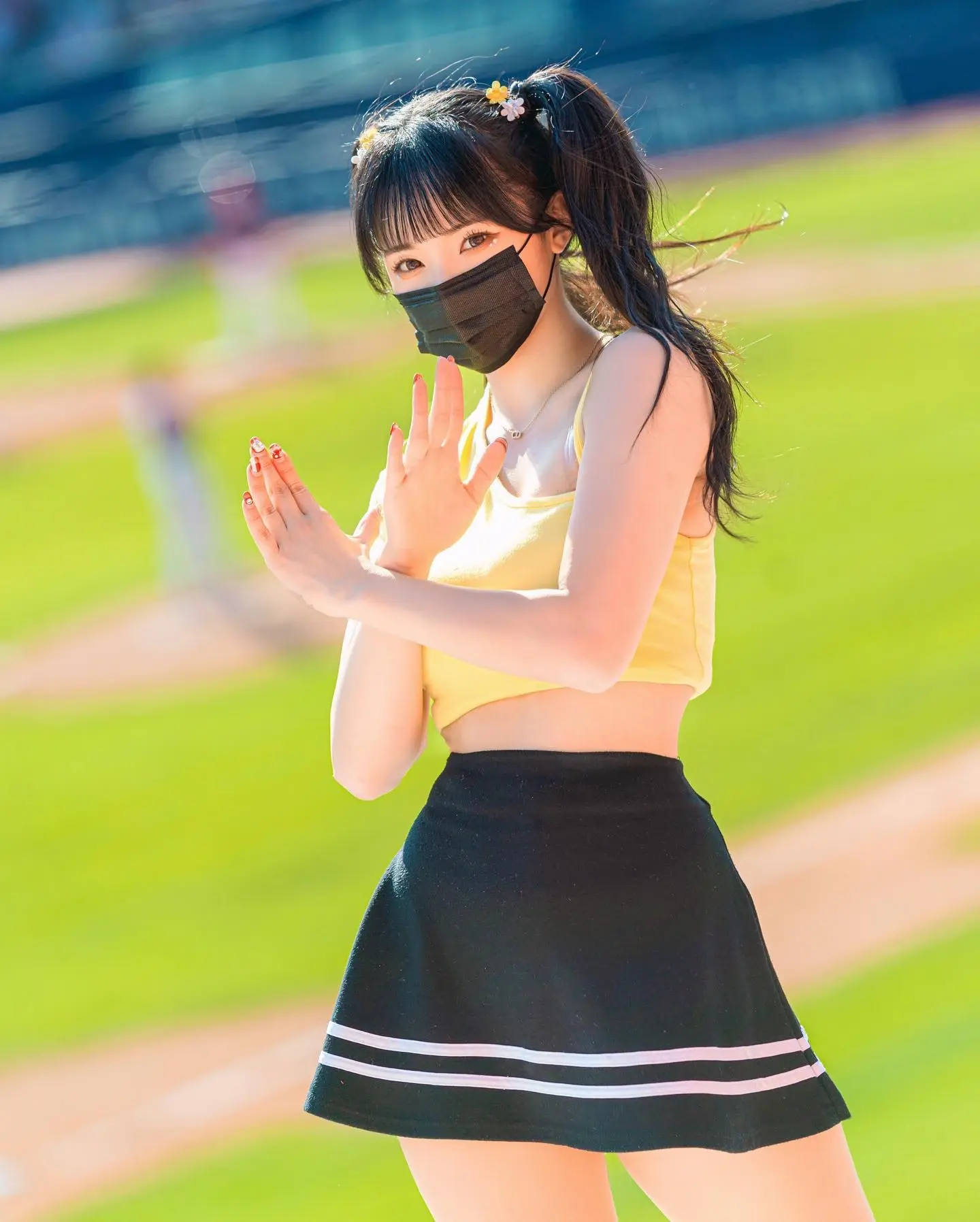 李多慧近期照片 性感又不失甜美可爱的啦啦操队长