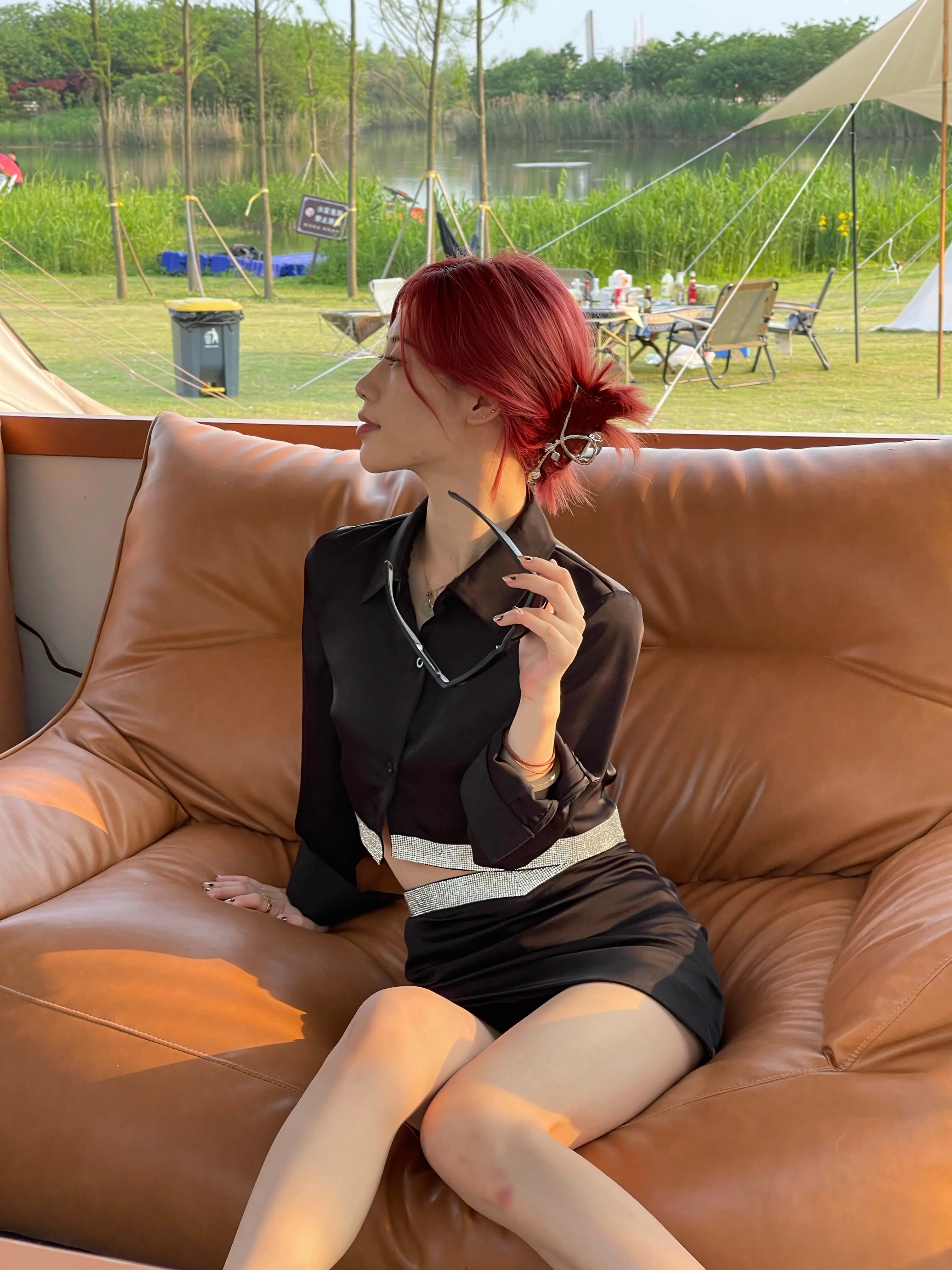 斗鱼颜值女主播青台miss照片，舞蹈区一姐有力竞争者