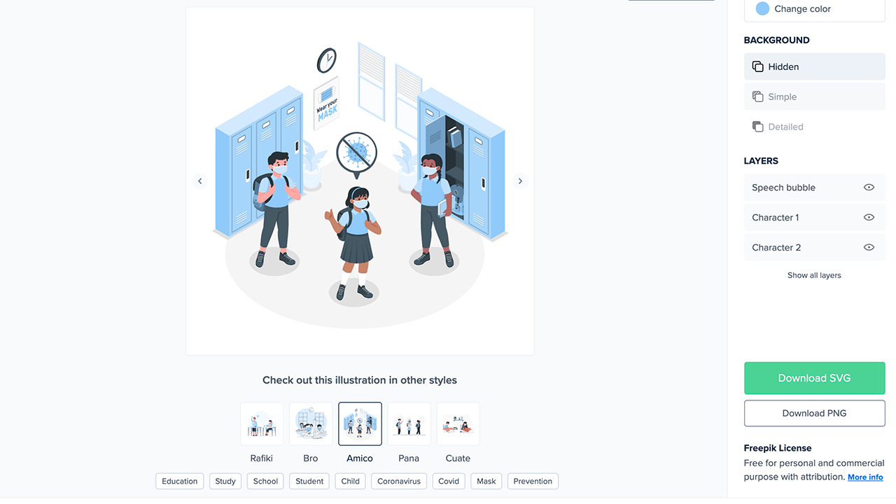 Storyset - 免费可自定义的插图下载网站