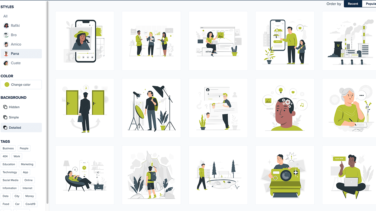 Storyset - 免费可自定义的插图下载网站