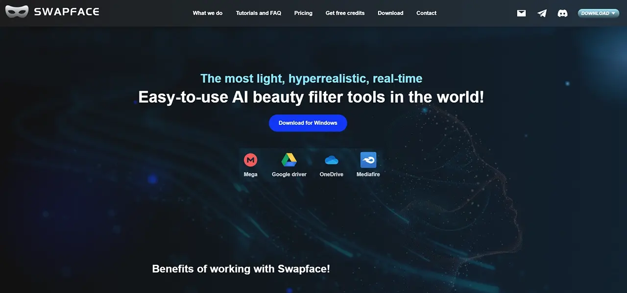Swapface - 免费实时直播视频AI换脸软件