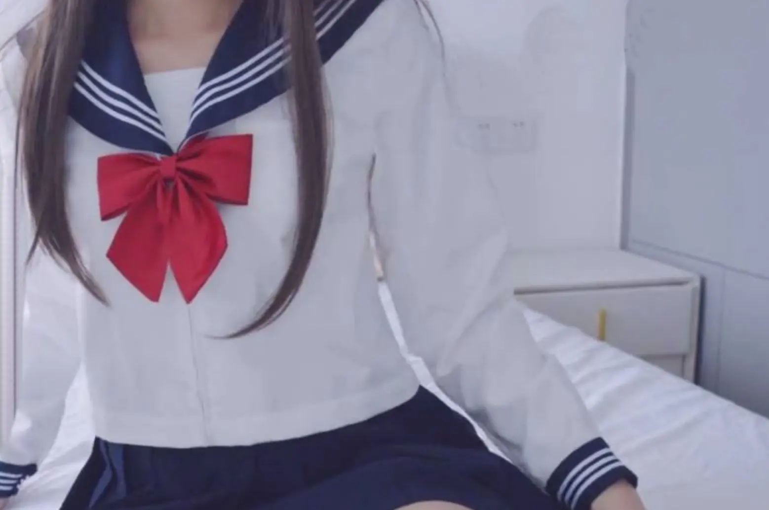 米胡桃JK制服cos写真视频照片为什么火，看完你就知道了