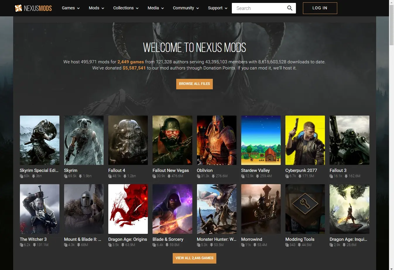 Nexus Mods(N网)-国外游戏MOD模组插件资源下载网站