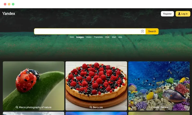 如何使用俄罗斯搜索引擎yandex，搜索漫画图片出处