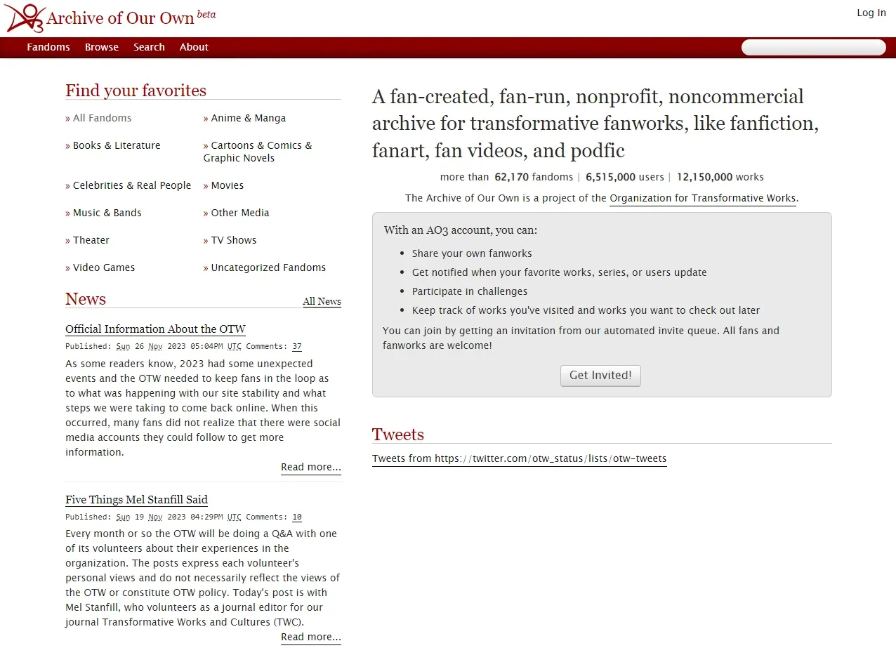ao3官网入口-home archive of own our中文版网址链接
