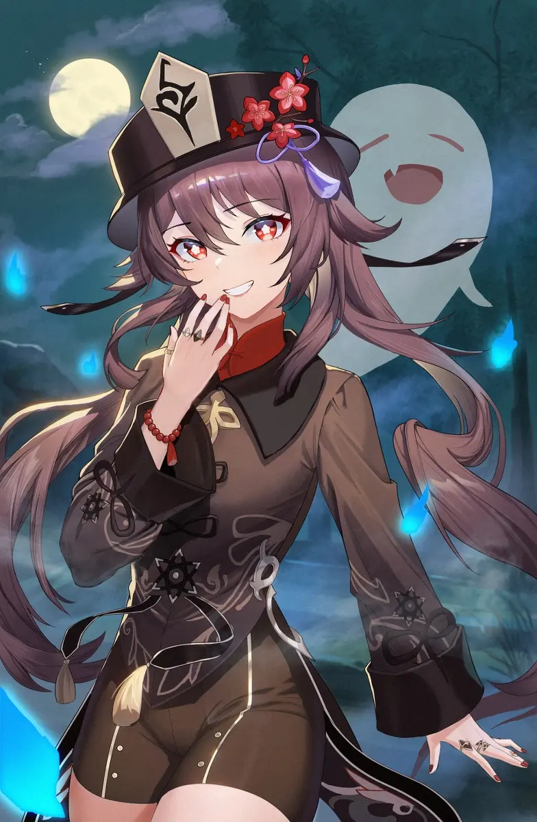 原神胡桃ちゃんが部下を腿法娴熟图片，胡桃娴熟的腿法展示