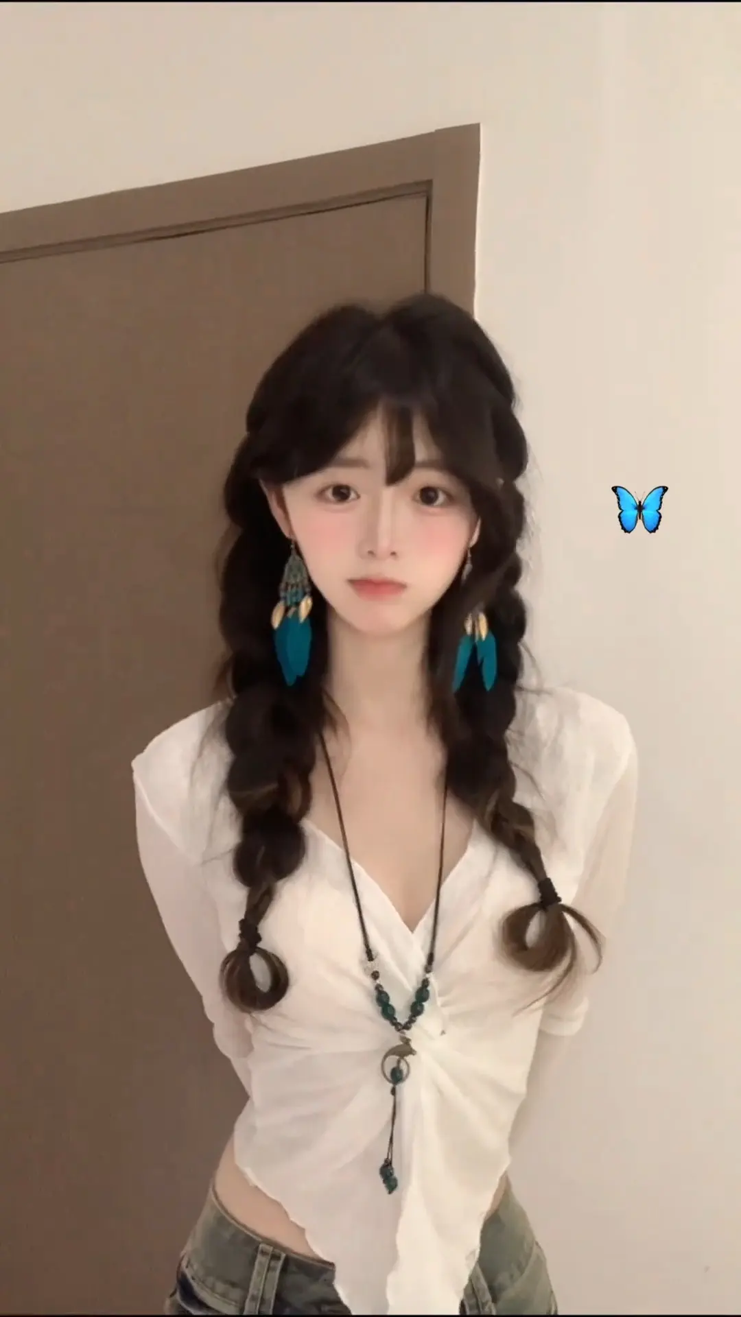 萌妹子 小猫流口水导致局部暴雨⛈️#慢摇@糖醋肥鱼