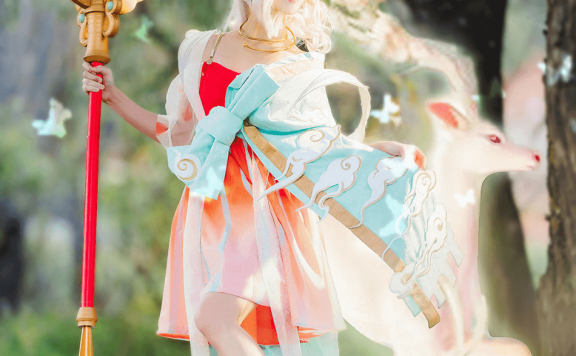 COSER桜桃喵，王者荣耀 遇见神鹿瑶