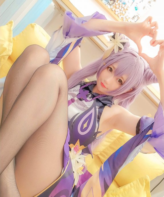 nagisa魔物喵-原神刻晴cos