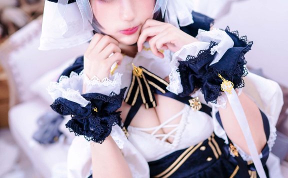 周叽是可爱兔兔 - cosplay柴郡猫猫图片