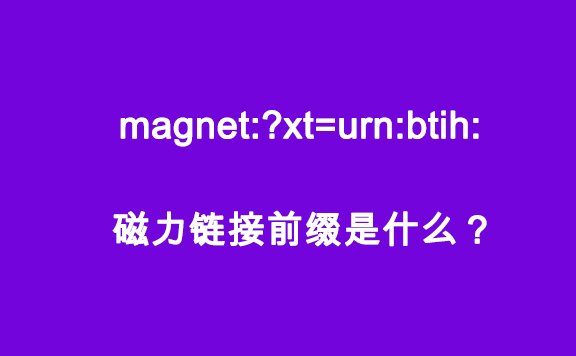 迅雷磁力链接前缀是什么？magnet:?xt=urn:btih:使用方法