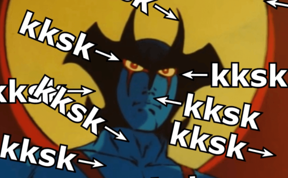 网络用语kksk是什么意思，出自哪个动漫