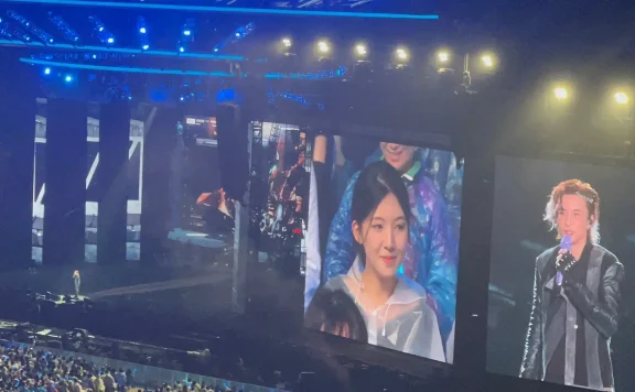 薛之谦南宁演唱会素颜女神，来自北海的小雅照片