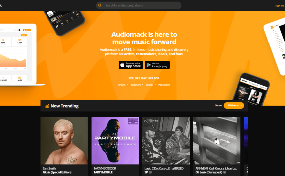 Audiomack-又一款免费音乐听歌神器，还有ASMR音频小说等