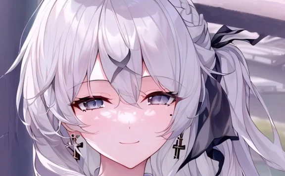 崩坏3趴在桌子上的布洛妮娅图片，来源于同人漫画