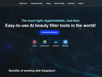 Swapface - 免费实时直播视频AI换脸软件