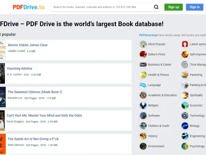 PDFDrive-免费在线PDF电子书聚合搜索引擎