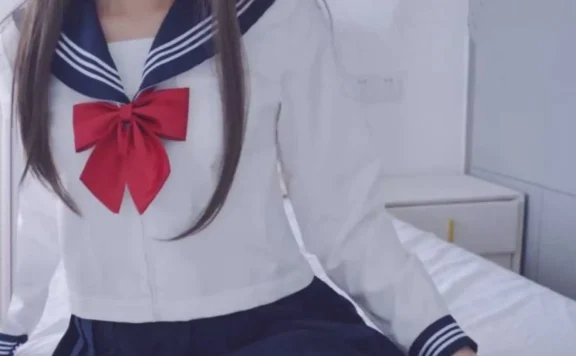 米胡桃JK制服cos写真视频照片为什么火，看完你就知道了