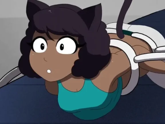 贪吃的猫女之被热狗机夹住的猫娘