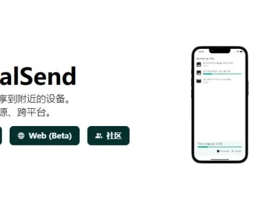 LocalSend 免费开源的跨平台局域网文件传输工具